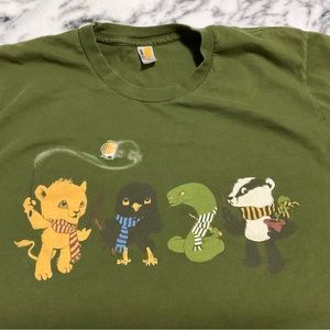 Harry potter house animal shirt
